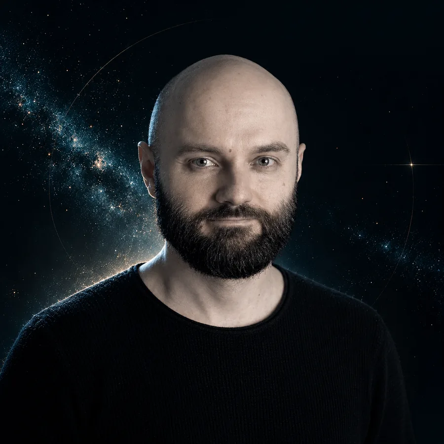 Portrait of Emil, the composer behind EMERSE